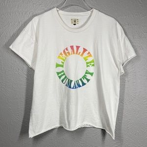 Vintage Old Pal Legalize Humanity T-Shirt Men's Size Large